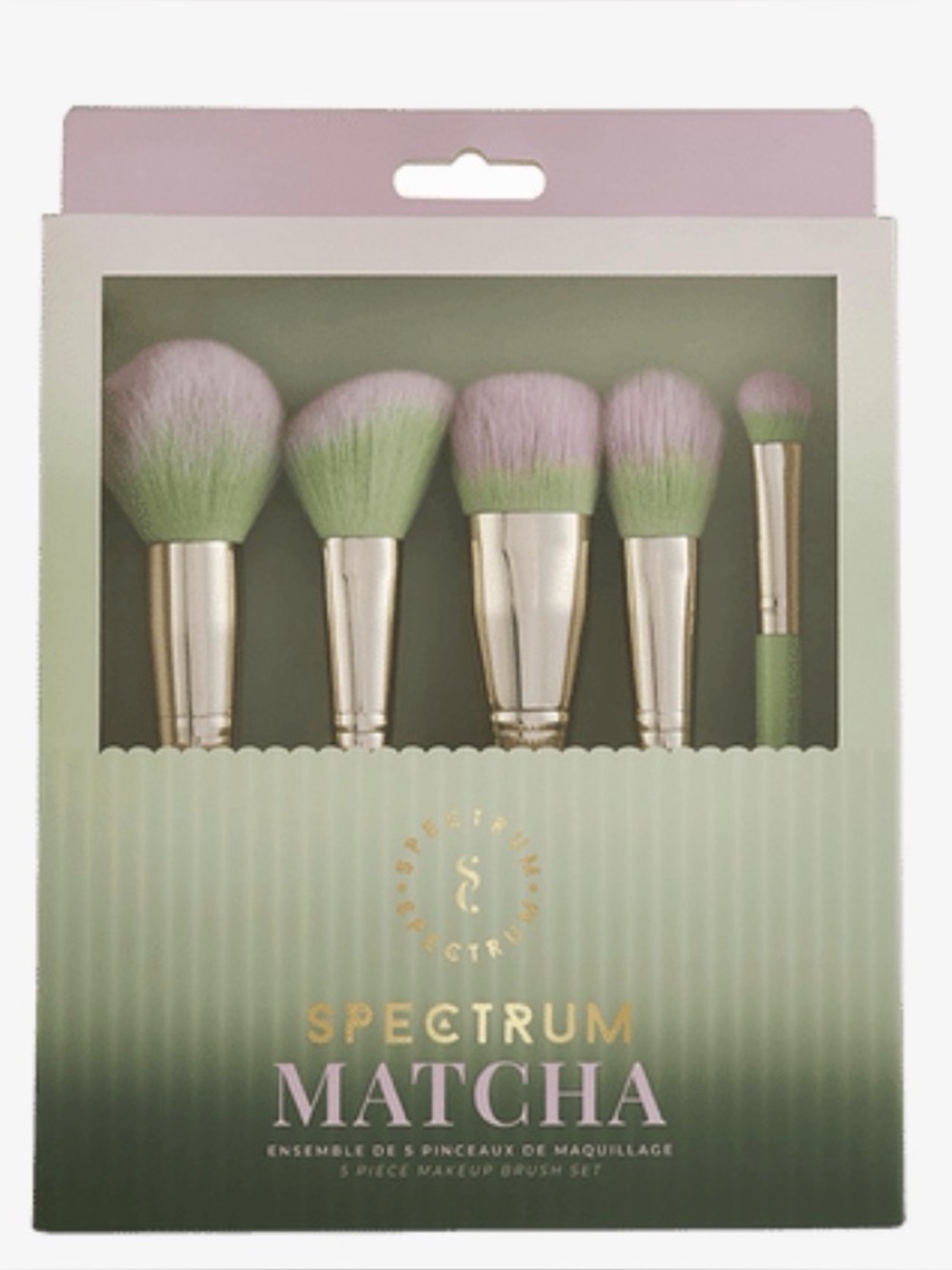SPECTRUM COLLECTIONS Matcha 5 Piece Makeup Brush Set